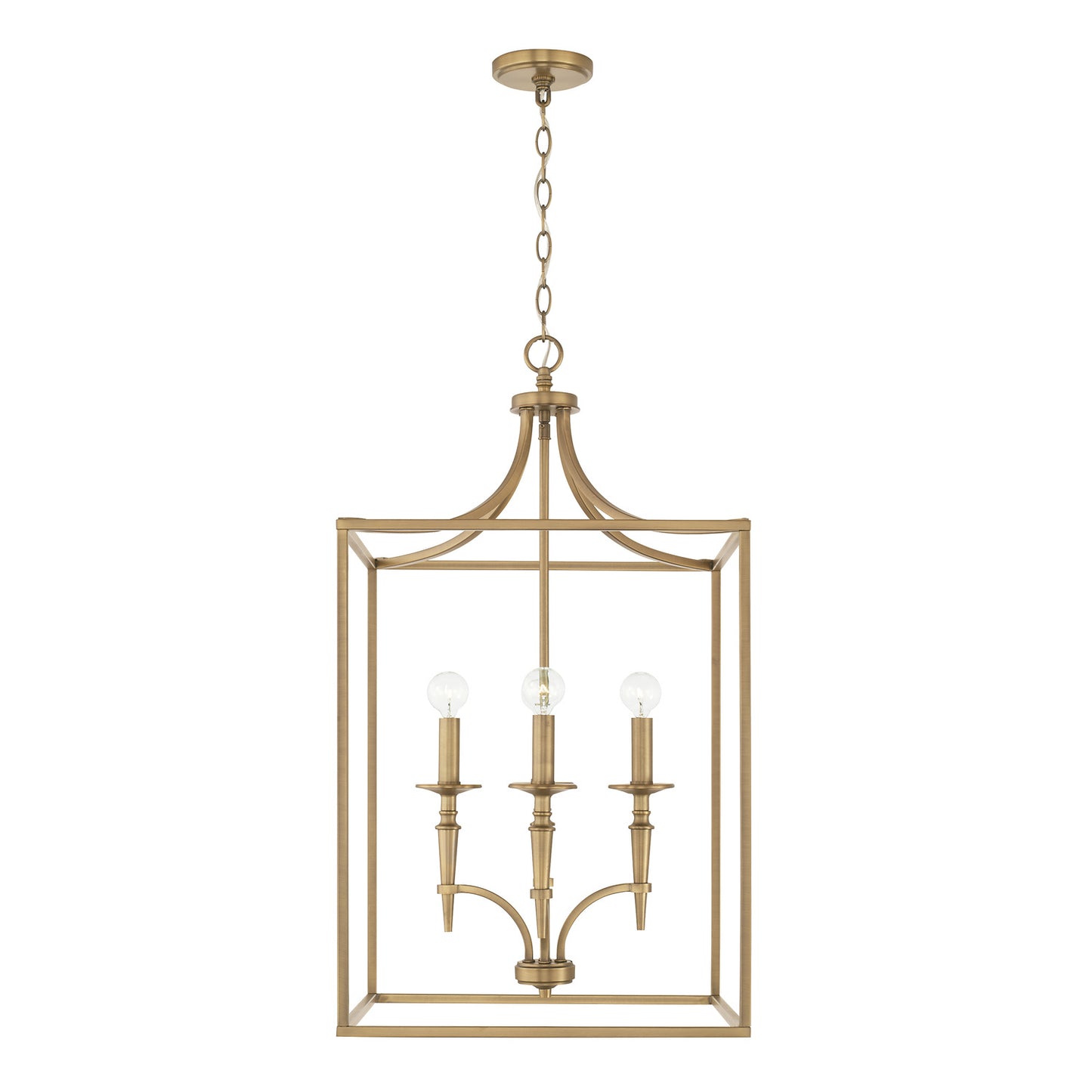 Capital Lighting - 542641AD - Four Light Foyer - Abbie - Aged Brass