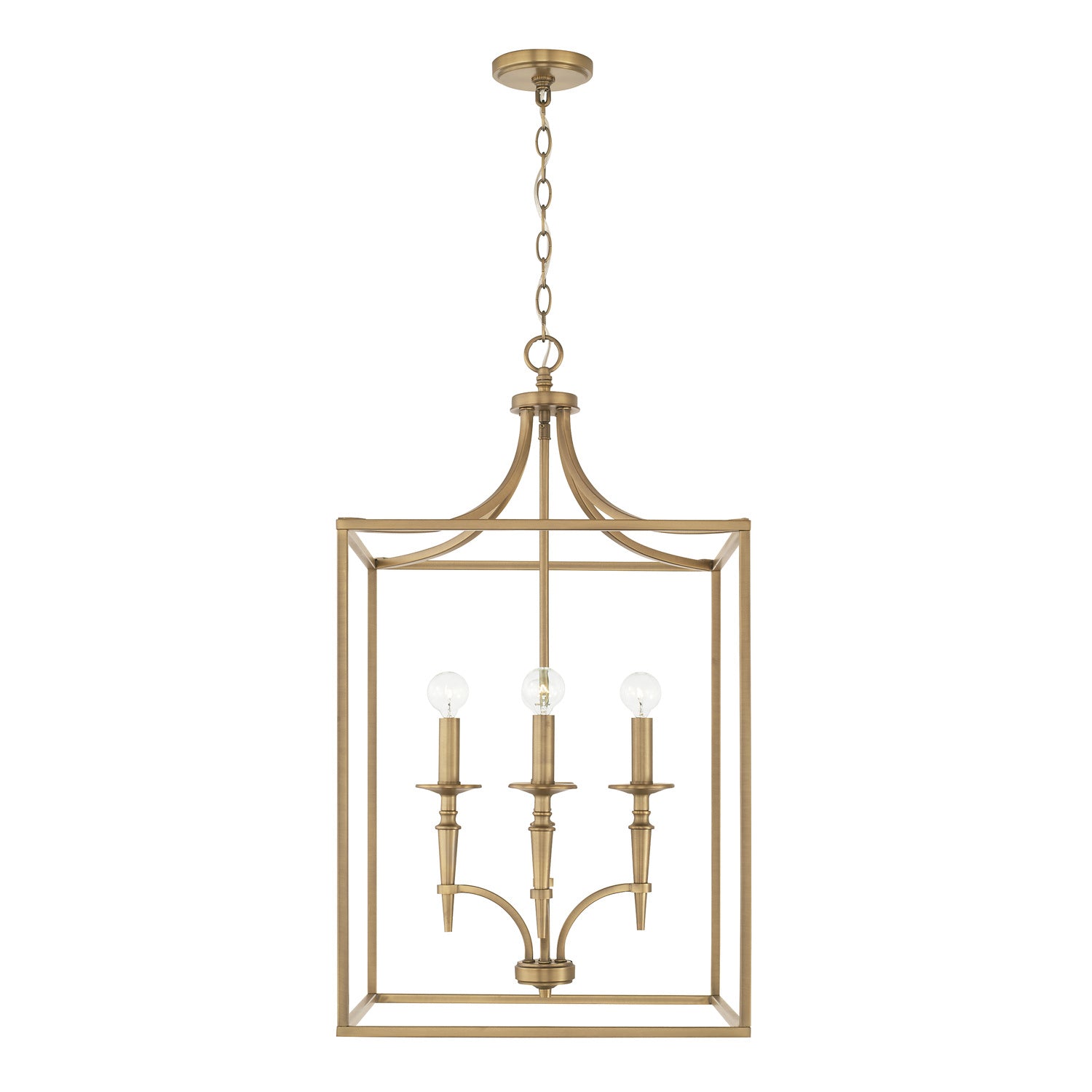 Capital Lighting - 542641AD - Four Light Foyer - Abbie - Aged Brass
