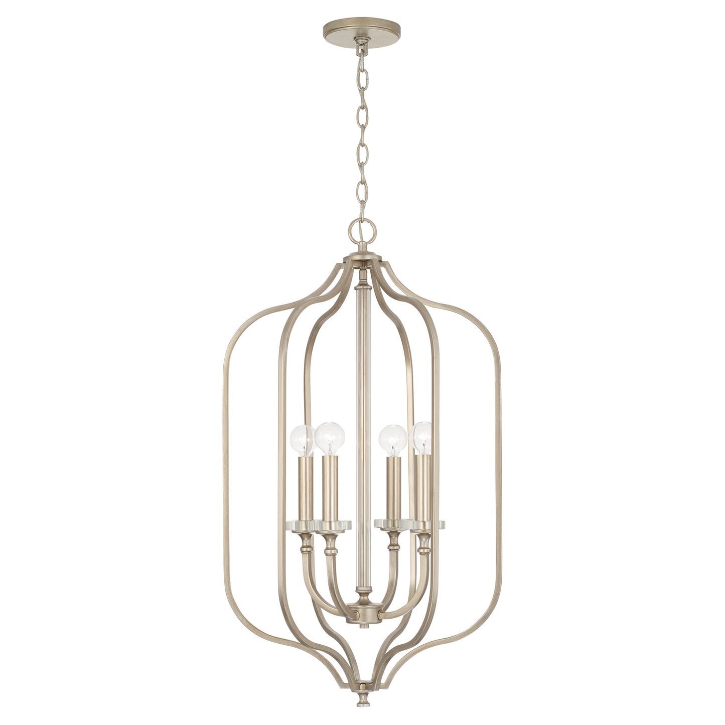 Capital Lighting - 544841BS - Four Light Foyer - Breigh - Brushed Champagne