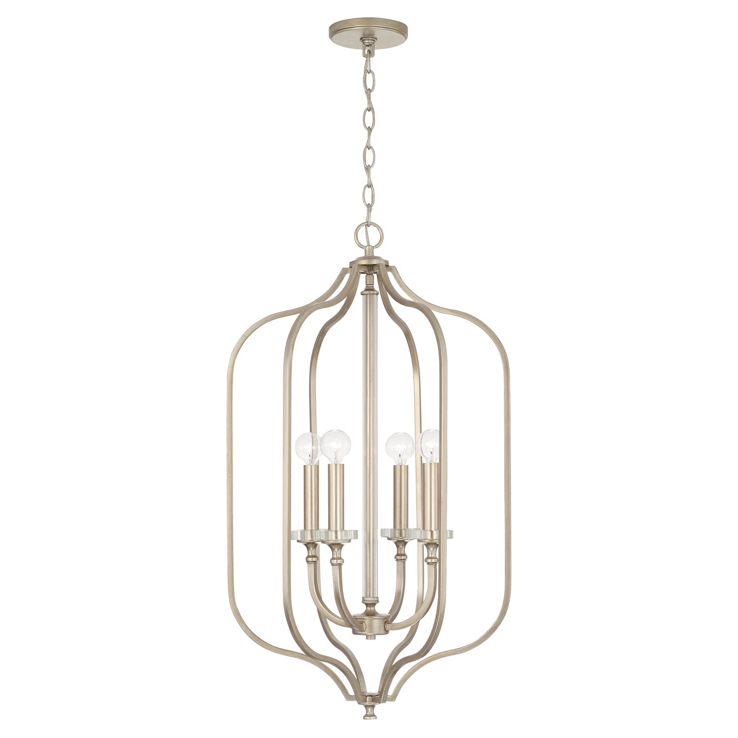 Capital Lighting - 544841BS - Four Light Foyer - Breigh - Brushed Champagne