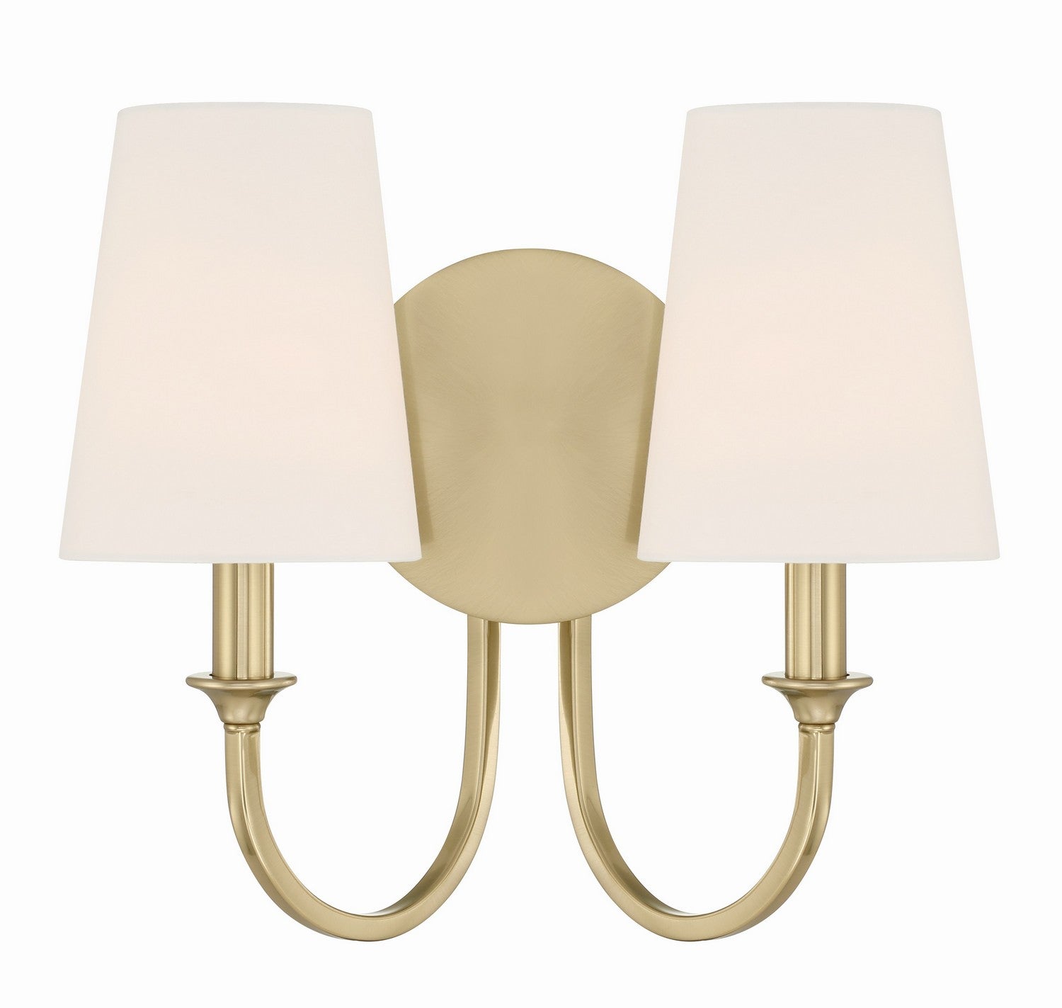 Crystorama - PAY-922-VG - Two Light Wall Sconce - Payton - Vibrant Gold