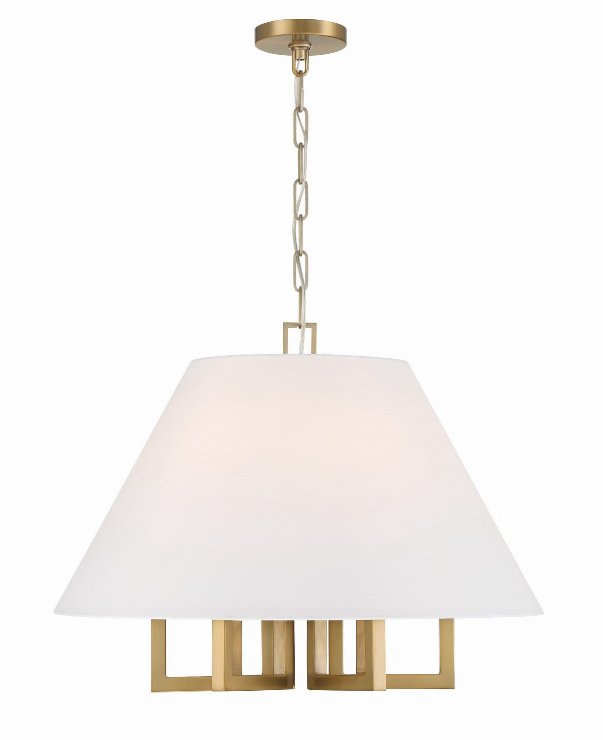 Crystorama - 2256-VG - Six Light Chandelier - Westwood - Vibrant Gold