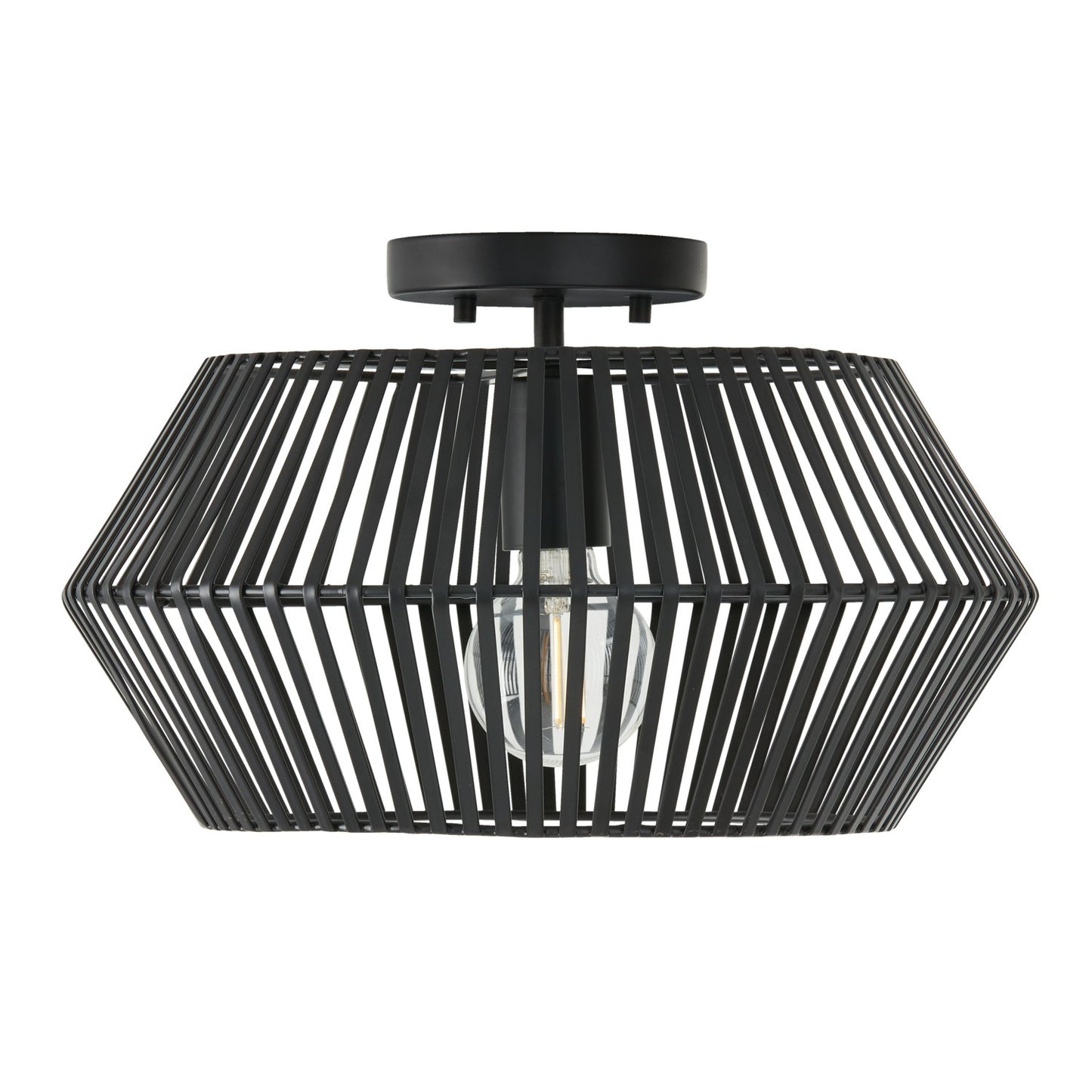 Capital Lighting - 230311MB - One Light Semi Flush Mount - Kaiya - Matte Black