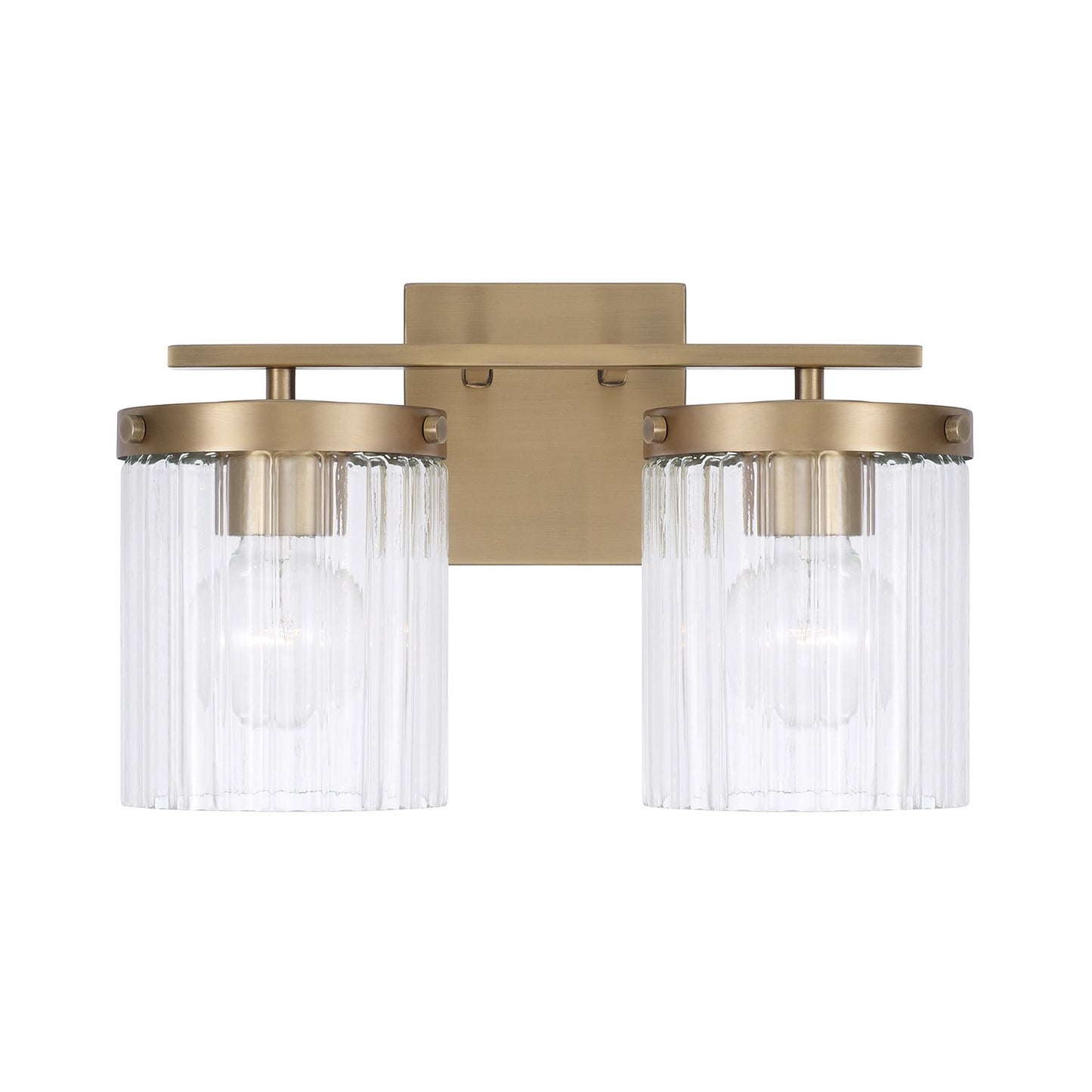 Capital Lighting - 156221AD-555 - Two Light Vanity - Vaughn - Aged Brass