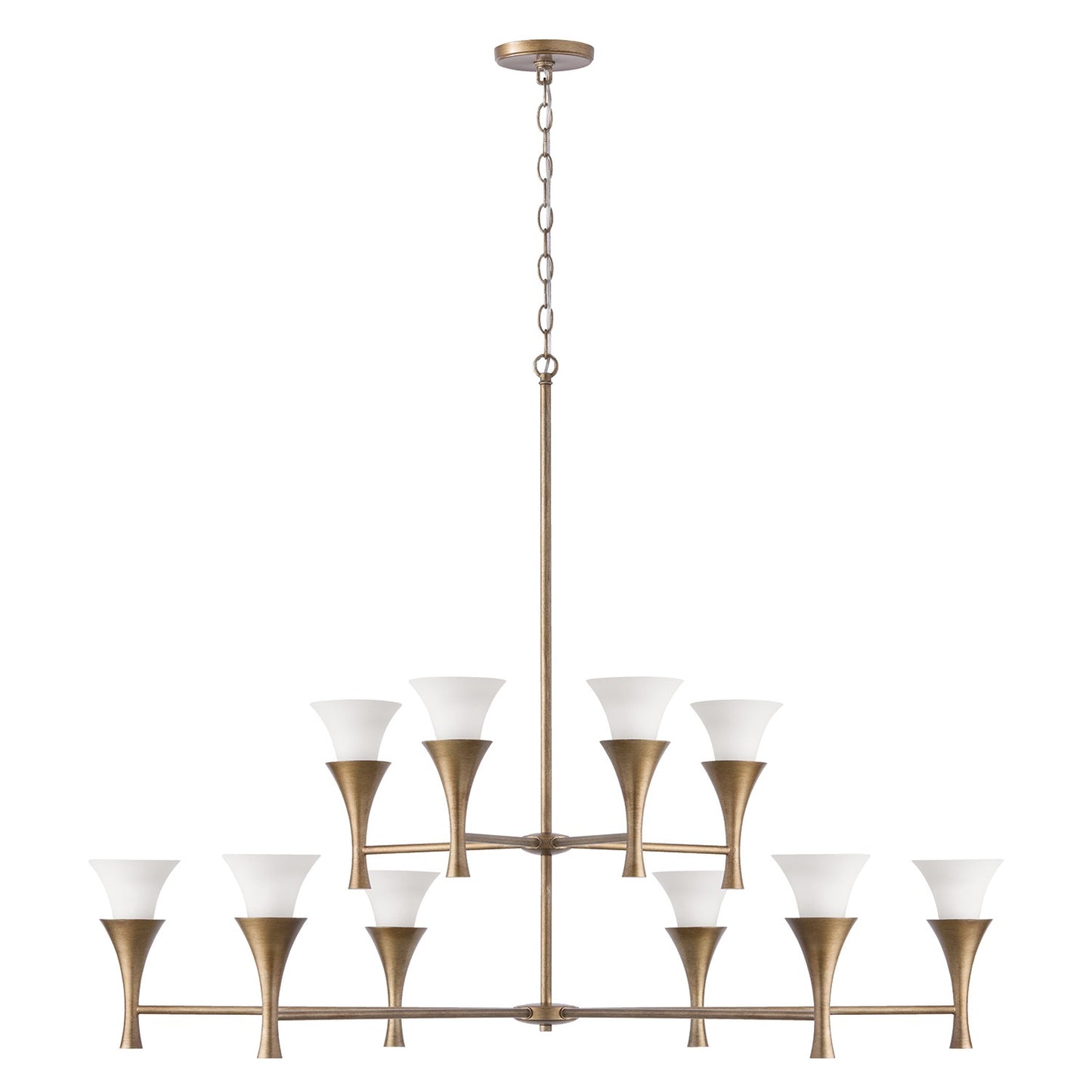 Capital Lighting - 455701ML - Ten Light Chandelier - Nola - Mystic Luster