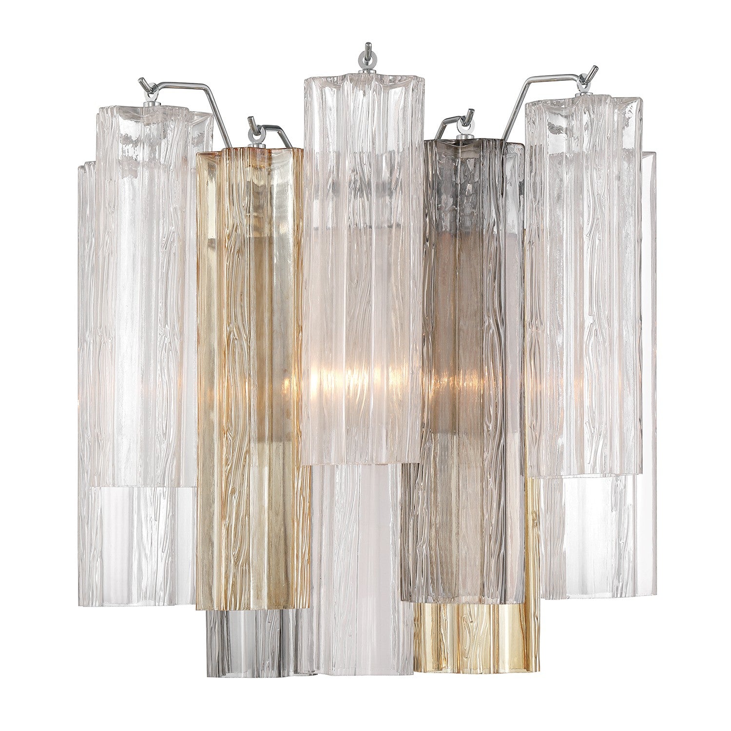 Crystorama - ADD-303-CH-AU - Two Light Wall Sconce - Addis - Polished Chrome