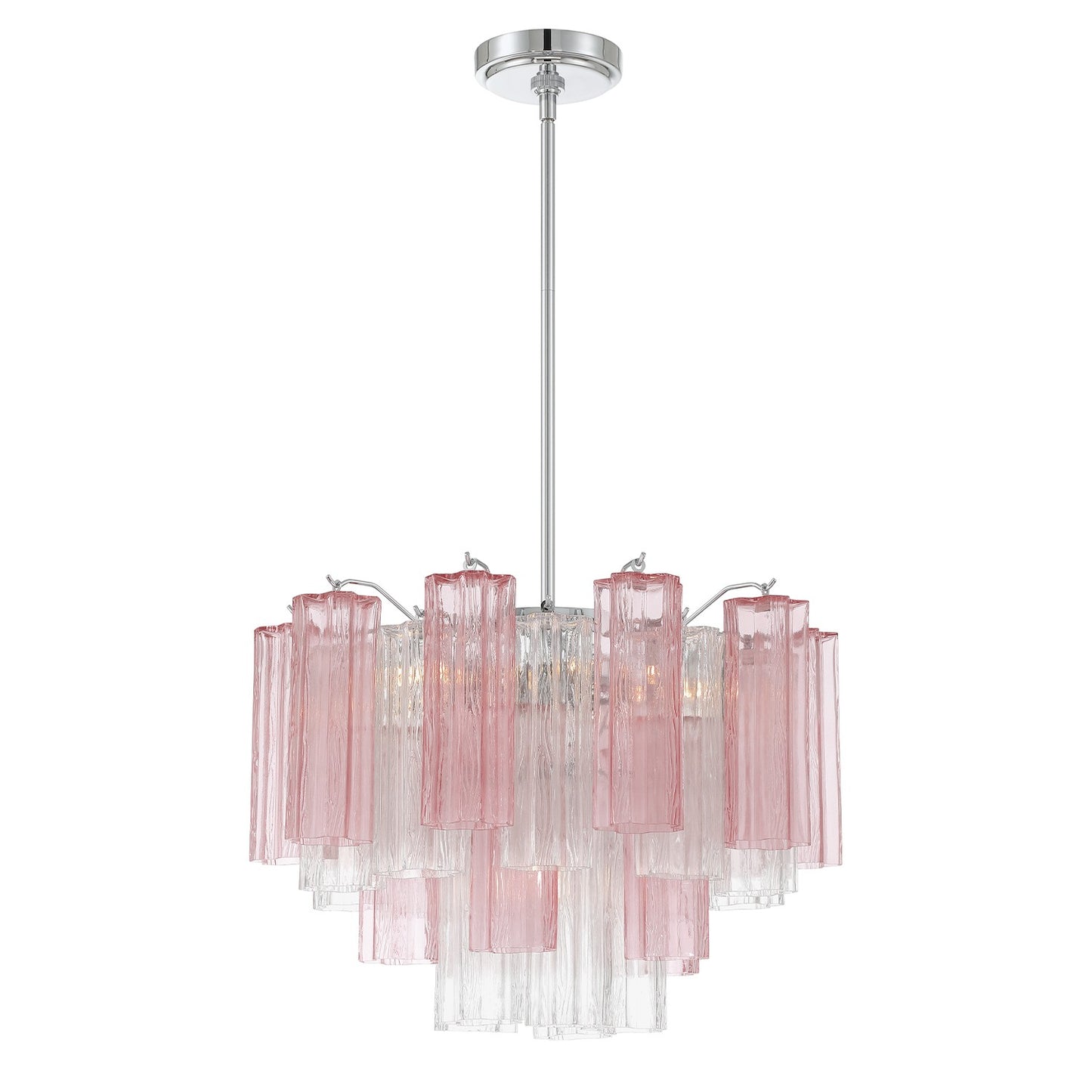 Crystorama - ADD-306-CH-SP - Six Light Chandelier - Addis - Polished Chrome