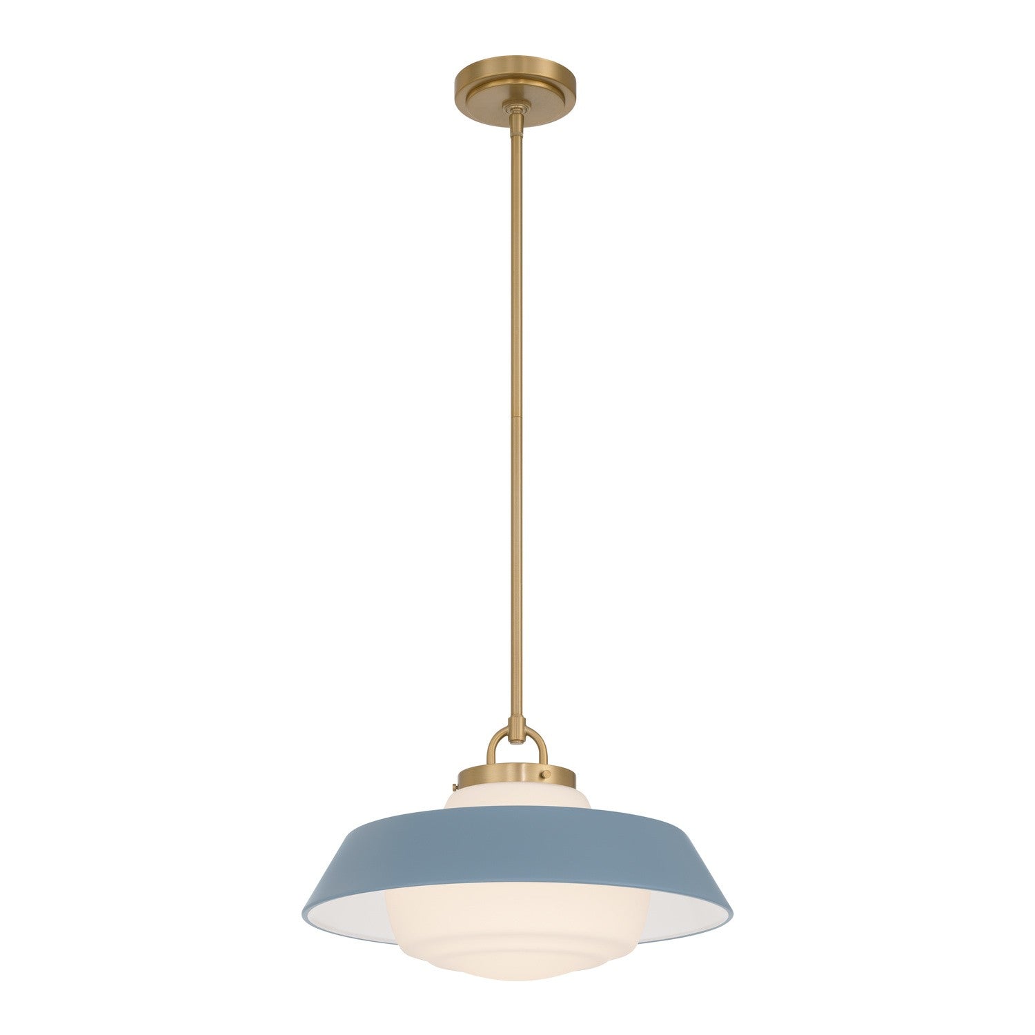 Crystorama - XAN-8006-VG-BL - One Light Pendant - Xander - Vibrant Gold