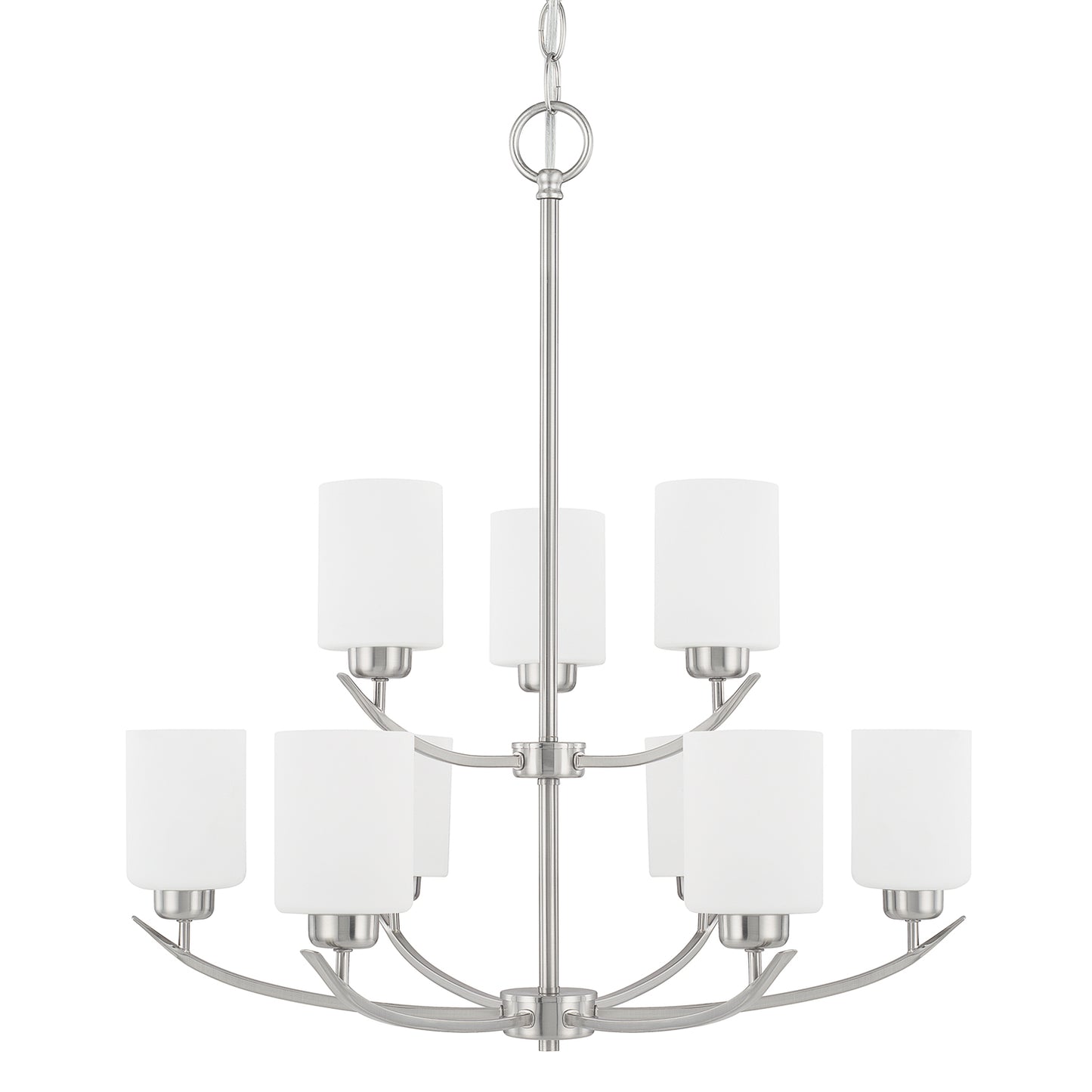 Capital Lighting - 415291BN-338 - Nine Light Chandelier - Dixon - Brushed Nickel