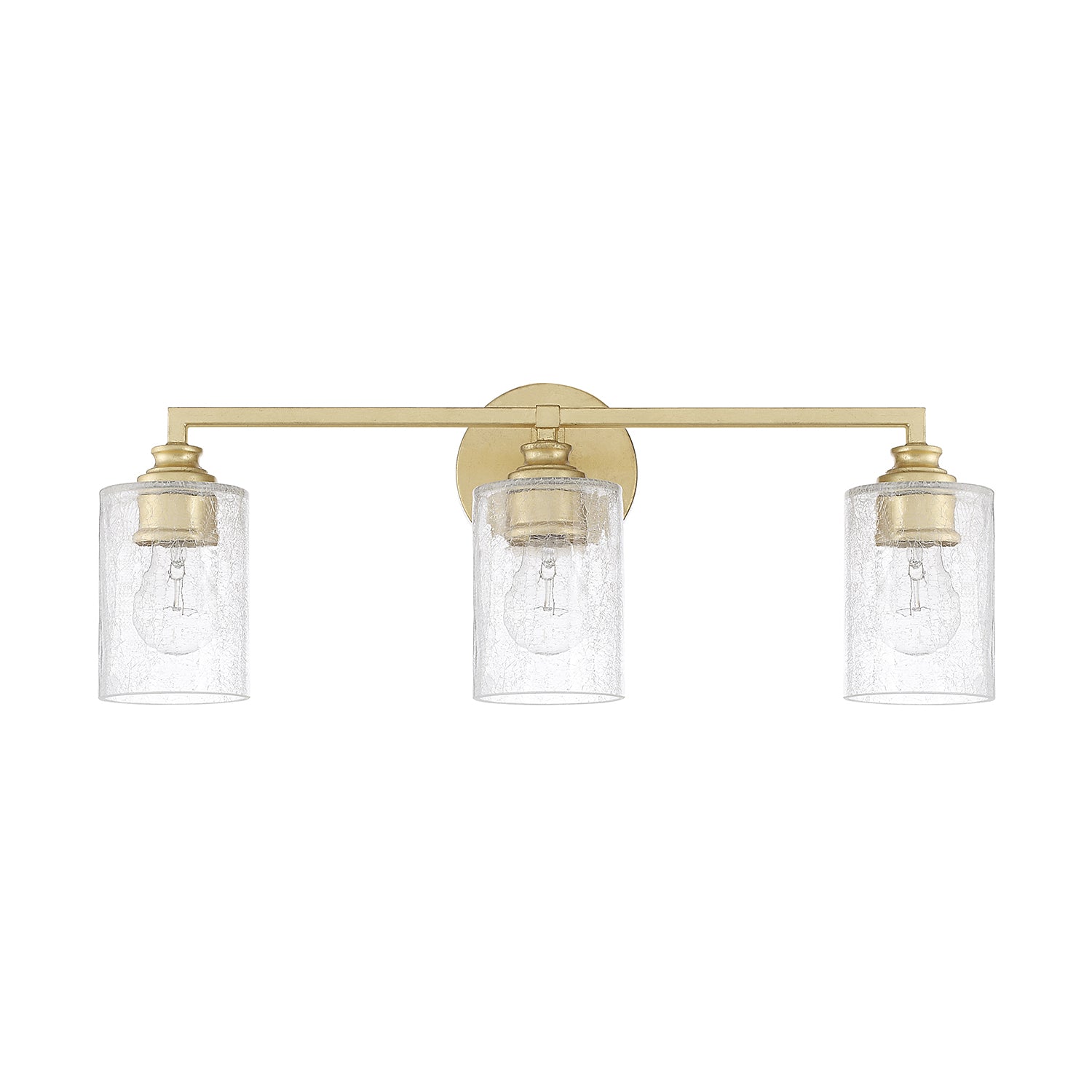 Capital Lighting - 120531CG-422 - Three Light Vanity - Milan - Capital Gold