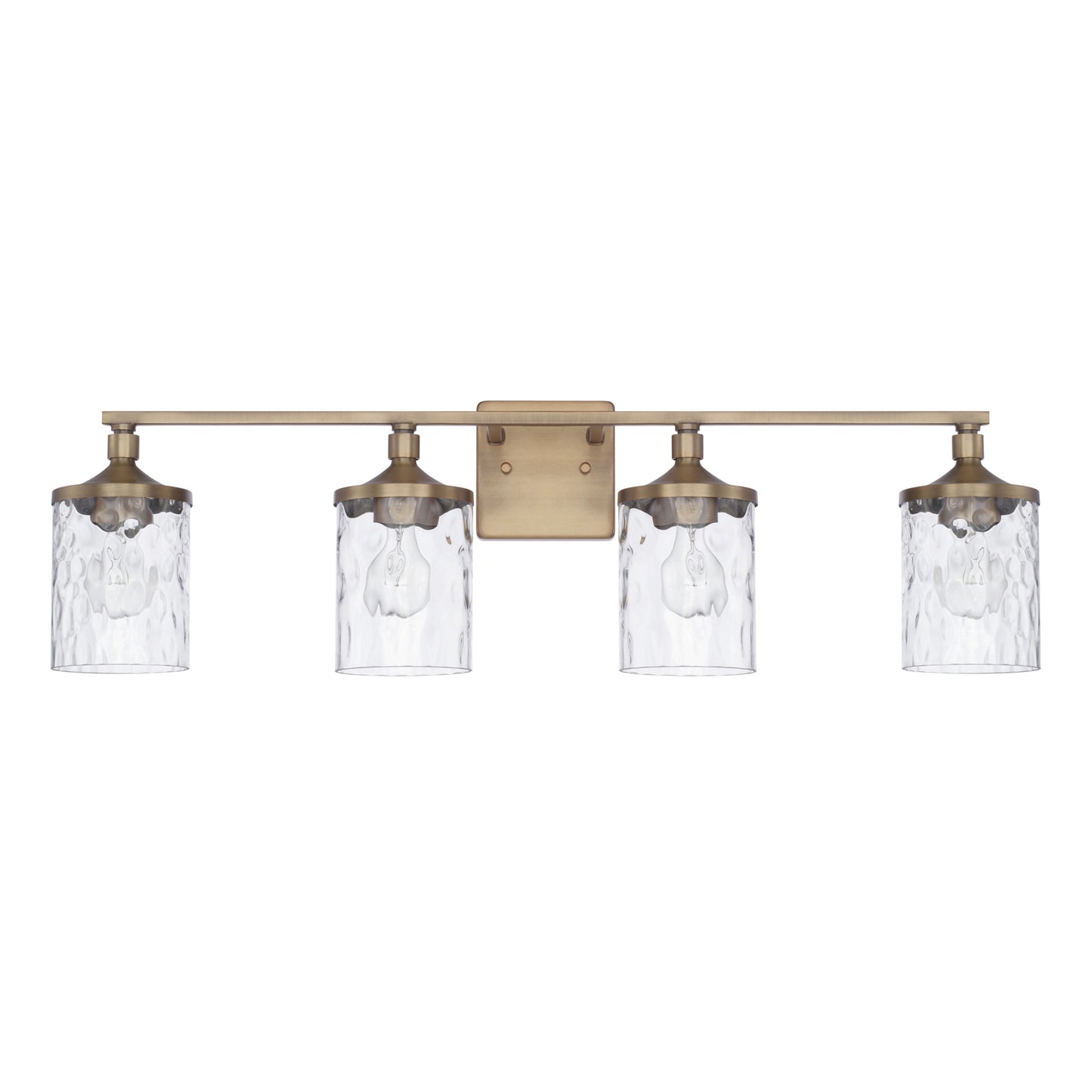Capital Lighting - 128841AD-451 - Four Light Vanity - Colton - Aged Brass