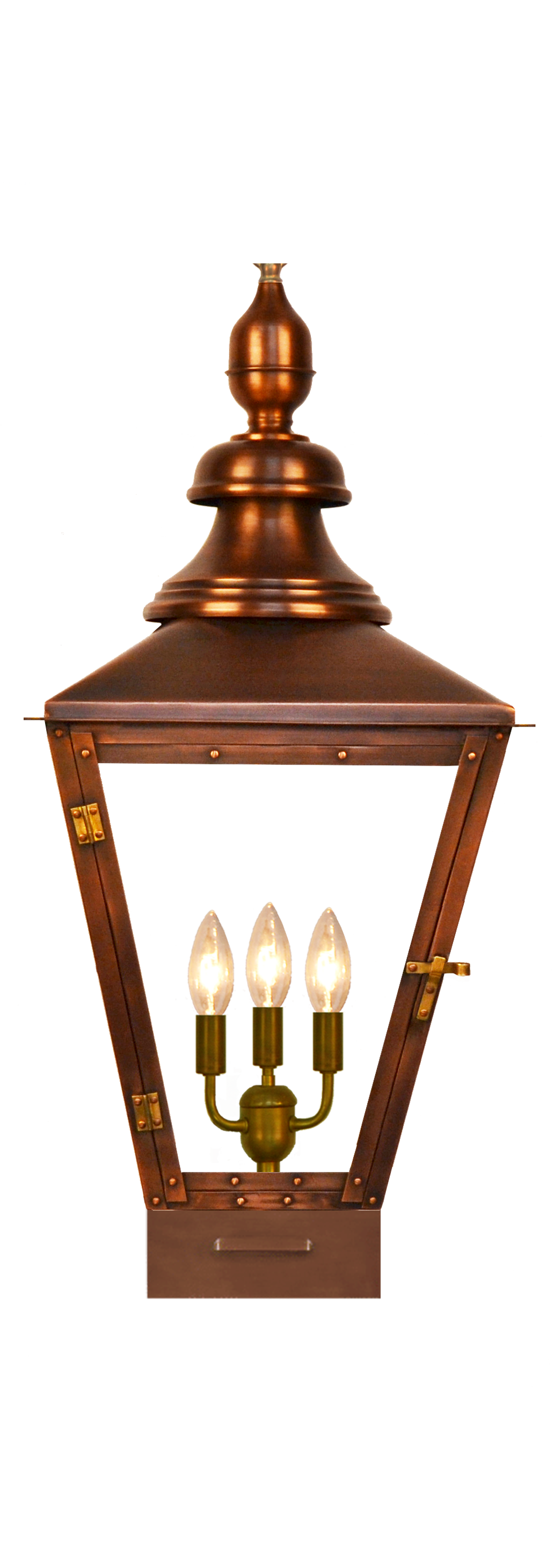 Franklin Street 41'' Electric Copper Pier Mount