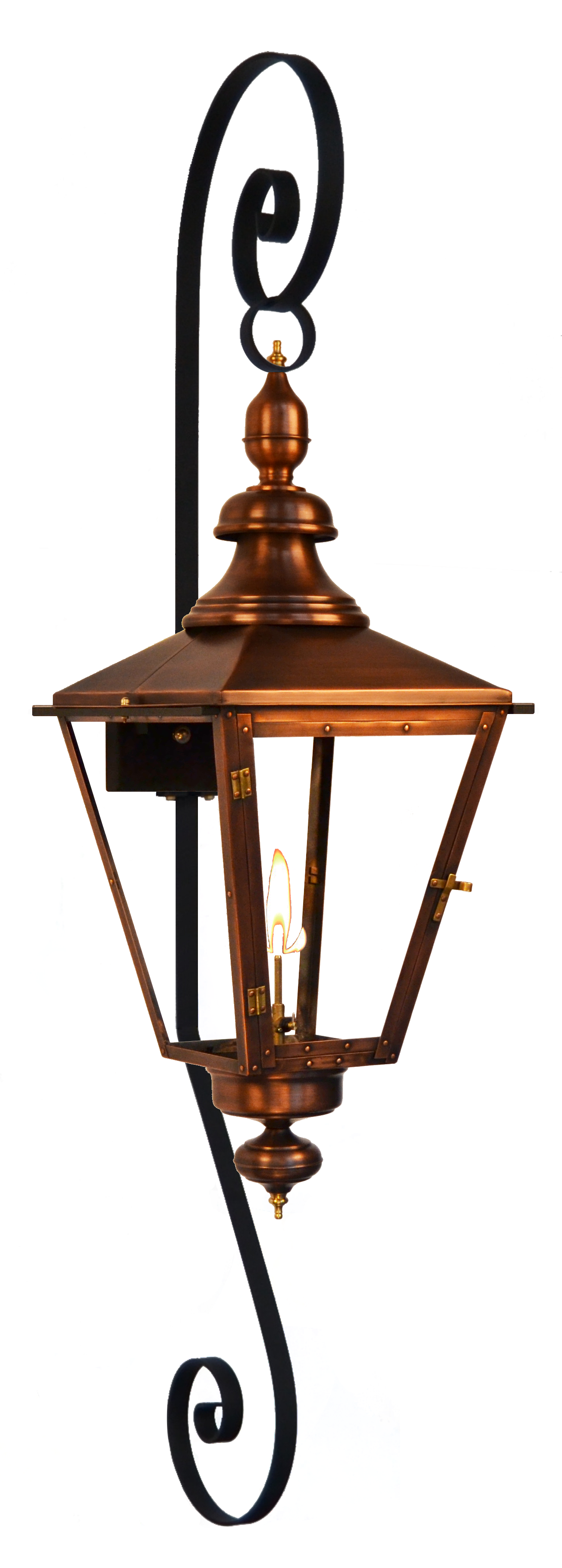 Franklin Street 41'' Gas  Top and Bottom Scroll