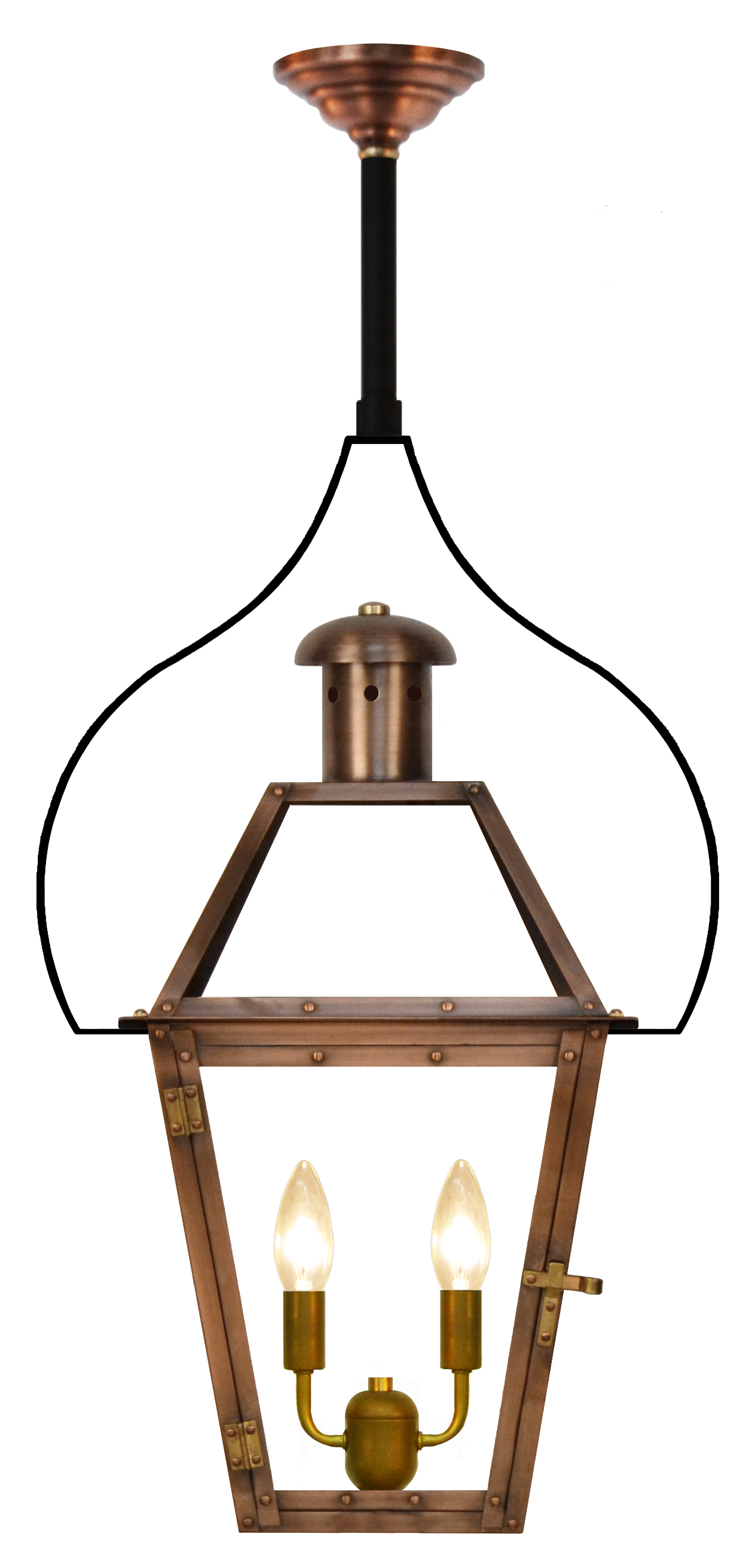 Georgetown 15'' Electric Pendant Yoke