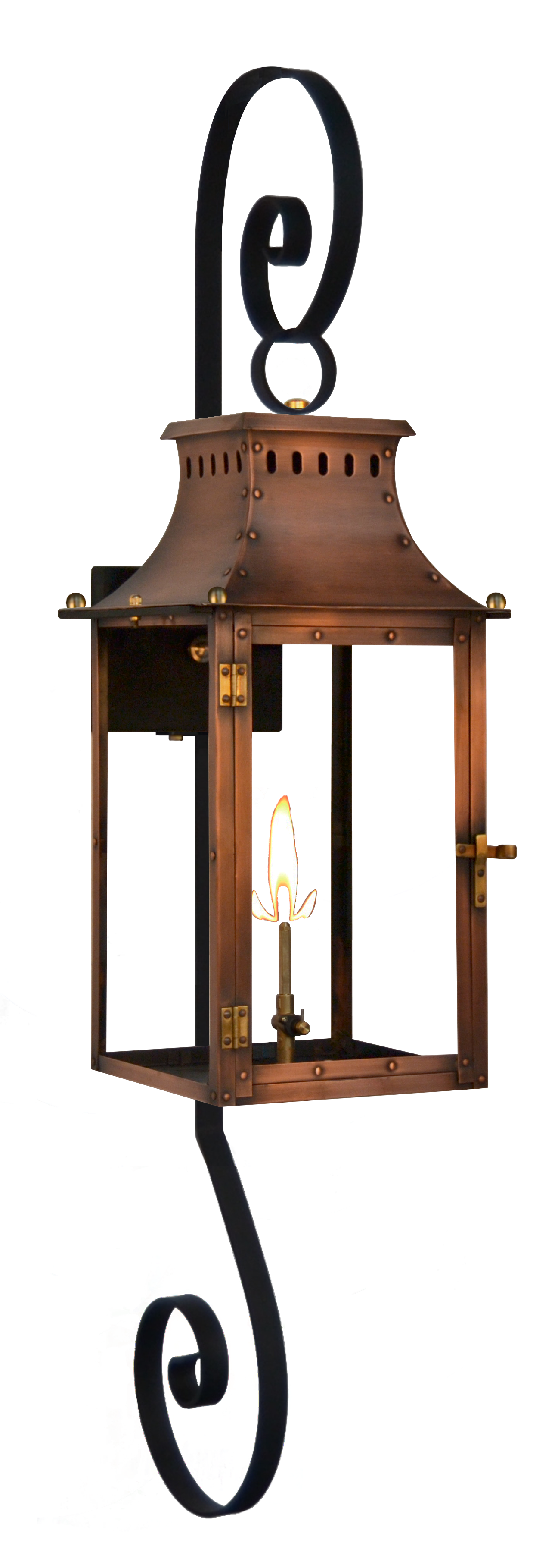 Market Street 19'' Gas  Top and Bottom Scroll