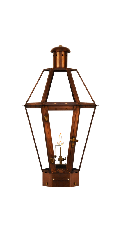 Mount Vernon 20'' Gas  Copper Pier Mount