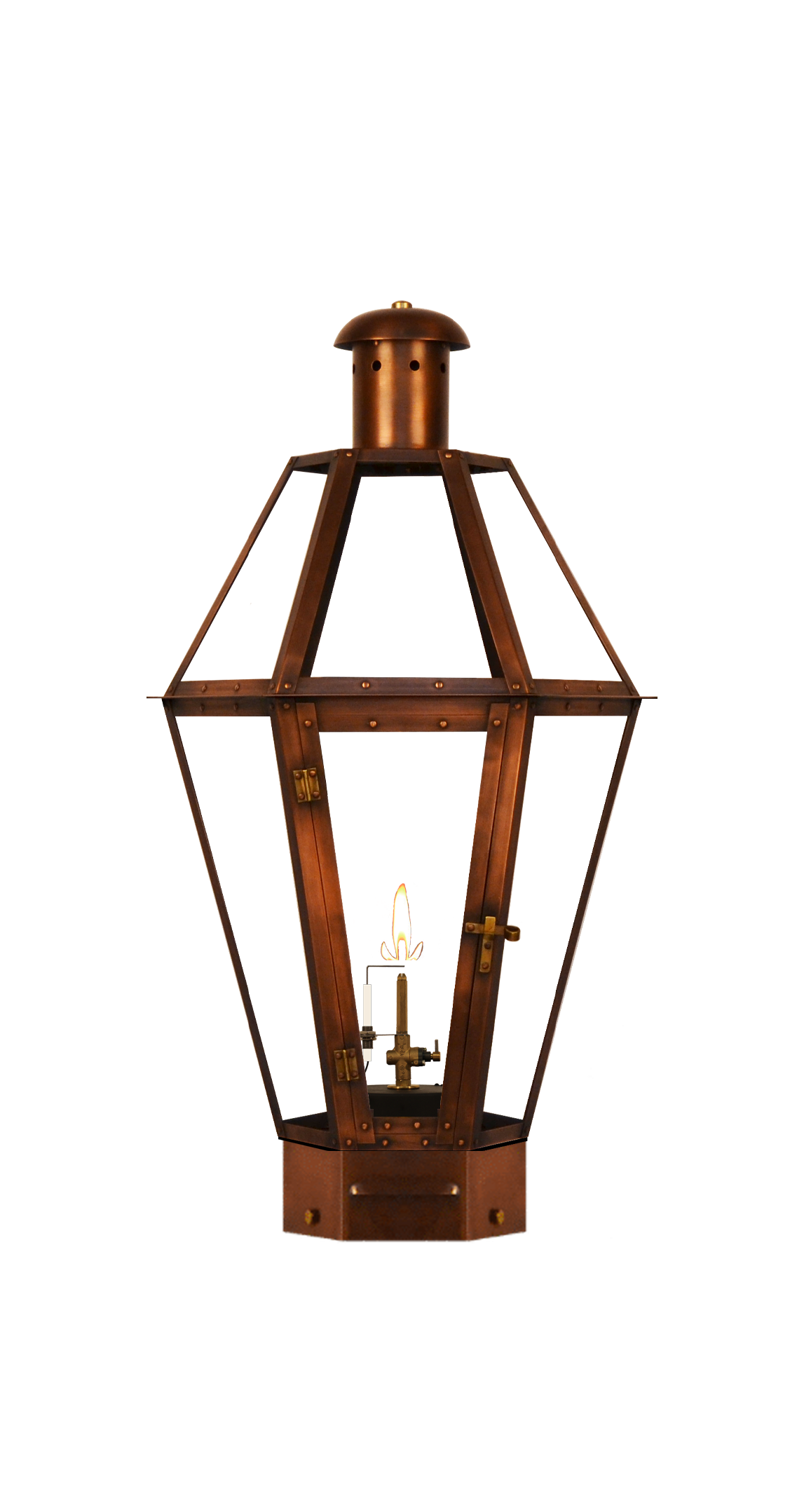 Mount Vernon 25'' Gas  Copper Pier Mount