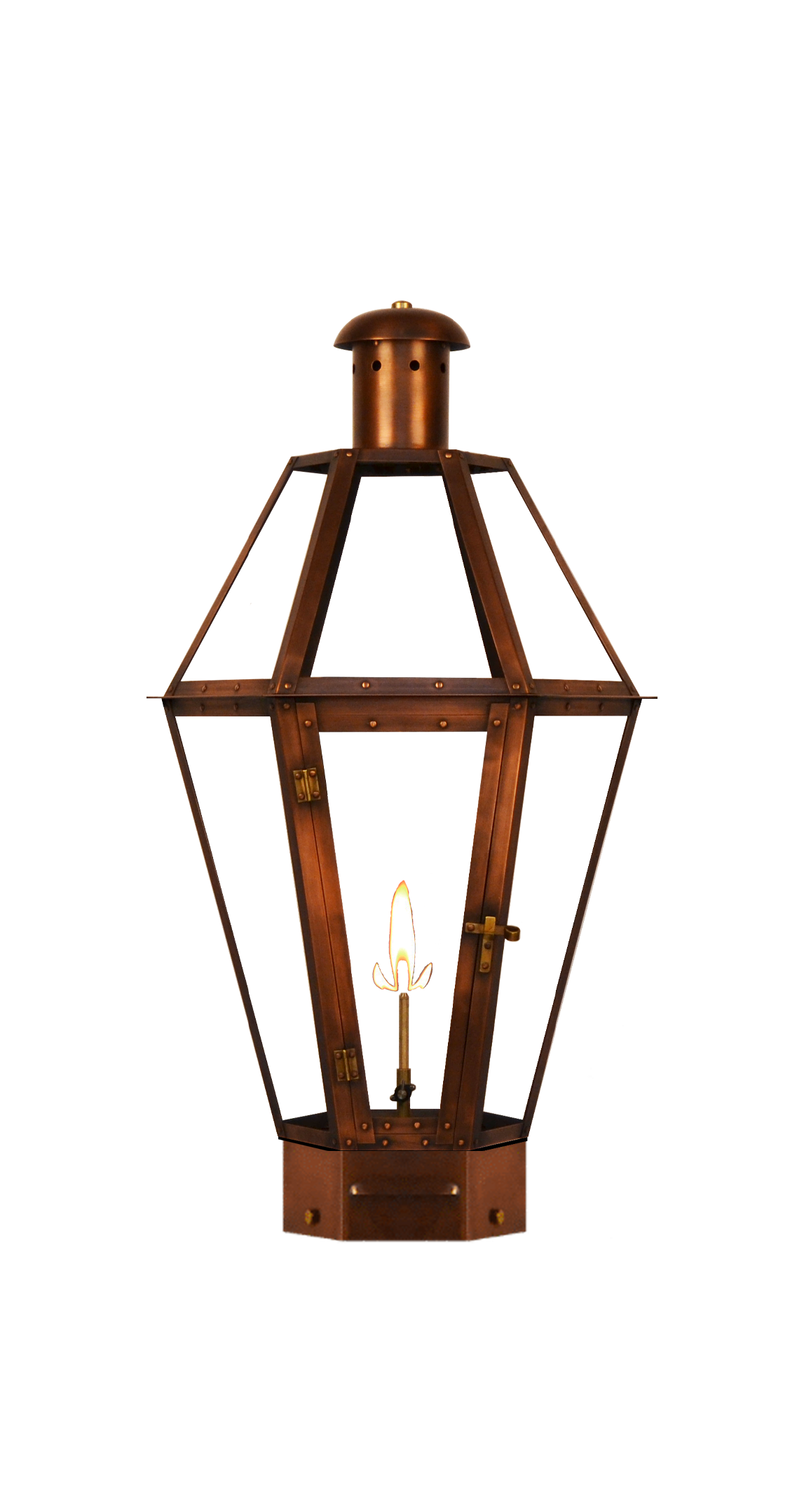 Mount Vernon 20'' Gas  Copper Pier Mount