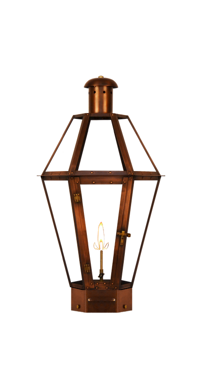 Mount Vernon 25'' Gas  Copper Pier Mount