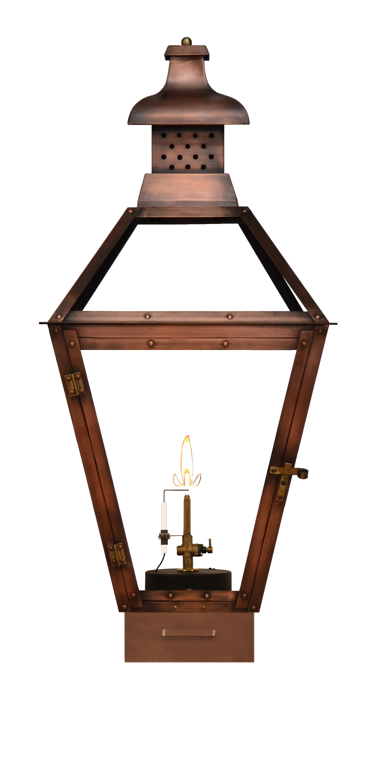 Pebble Hill 31'' Gas  Copper Pier Mount