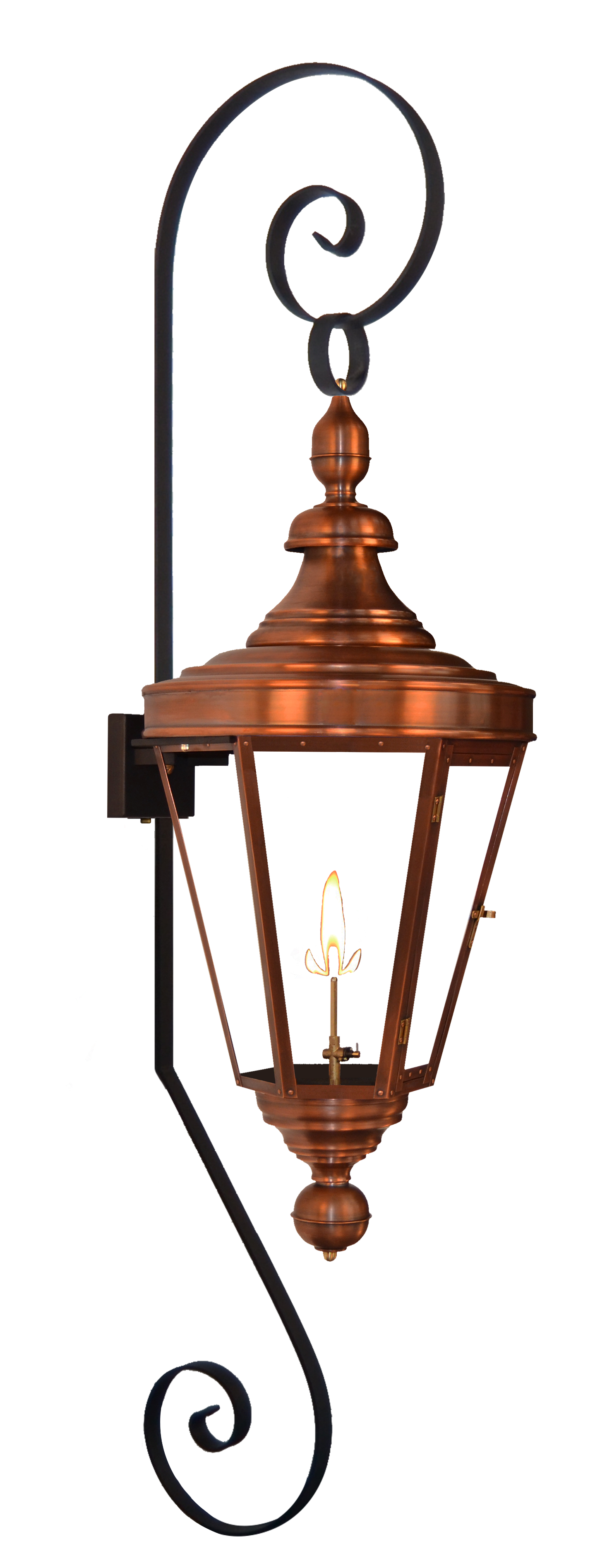 Royal Street 40'' Gas  Top and Bottom Scroll