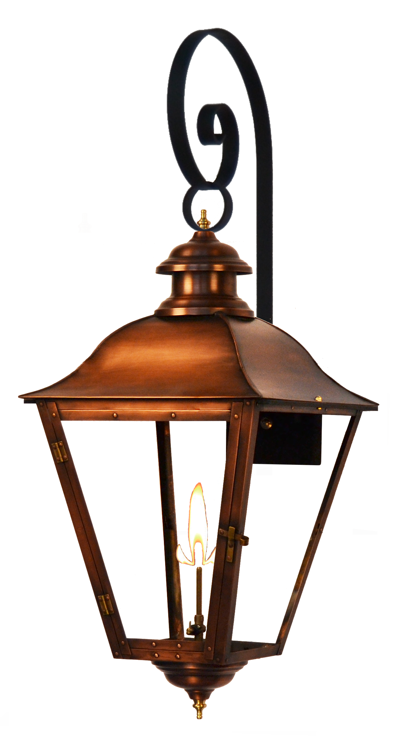 State Street 20'' Gas Wall Mount Top Scroll