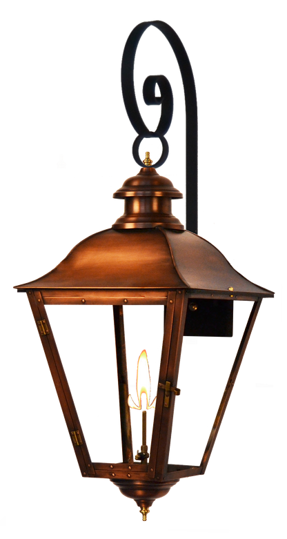 State Street Gas Wall Mount Top Scroll